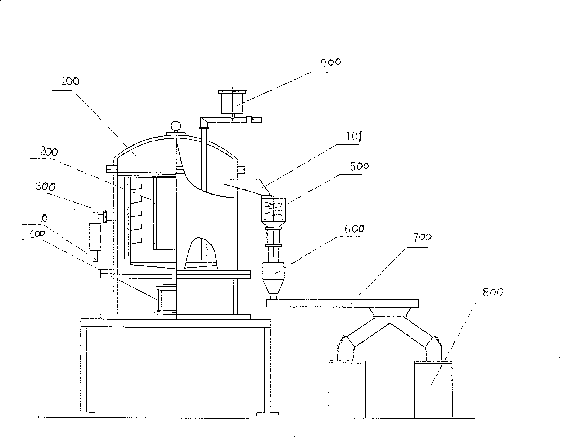 Method and apparatus for preparing rapid-solidified hydrogen-storage alloy powder material