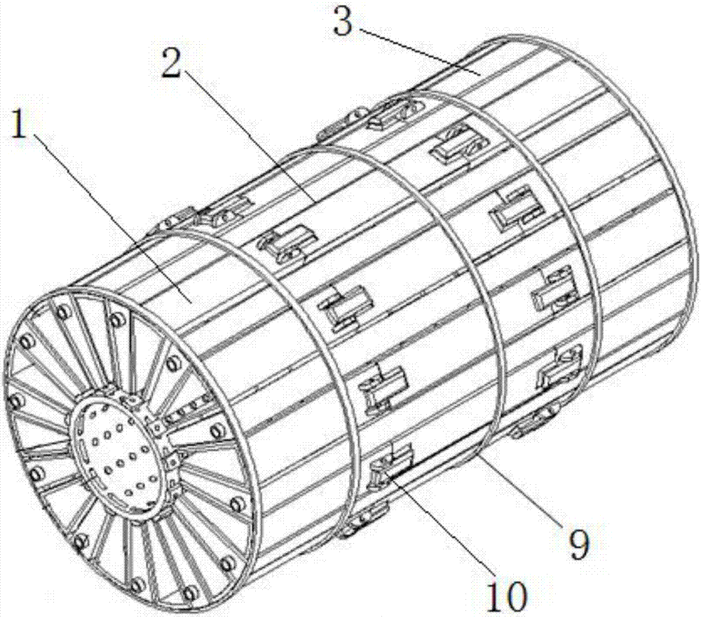 Automobile exhaust waste heat recycling device