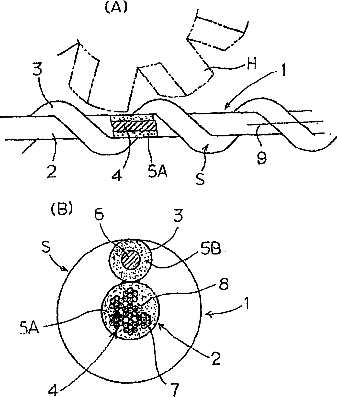 Rope with spiral tooth