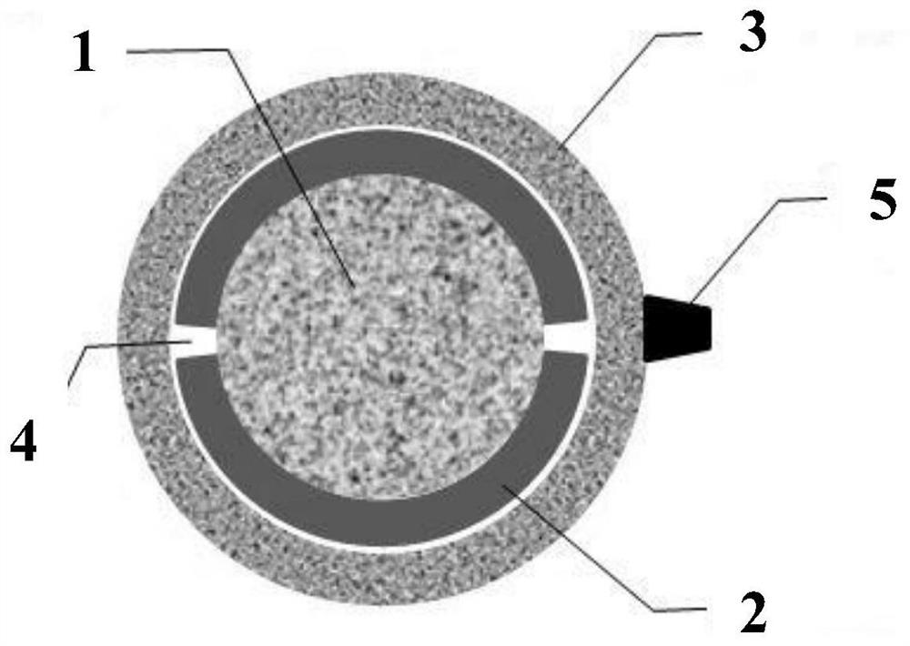 A New Structure of Low Frequency Magnetoelectric Composite Mechanical Antenna