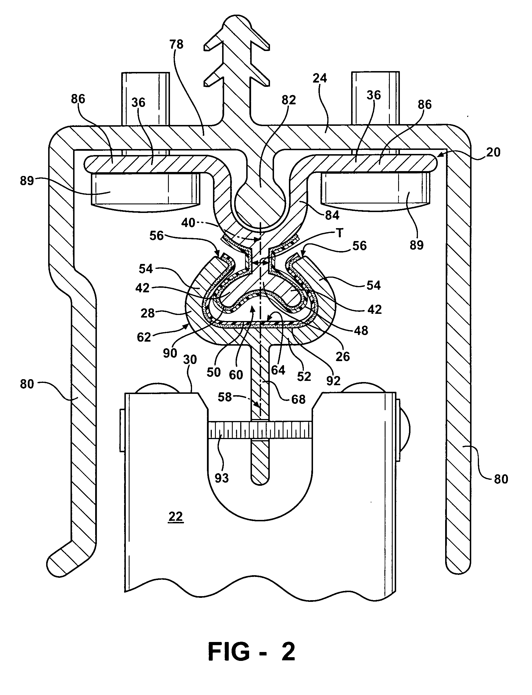 Sliding rail assembly for a sliding panel movable along a track