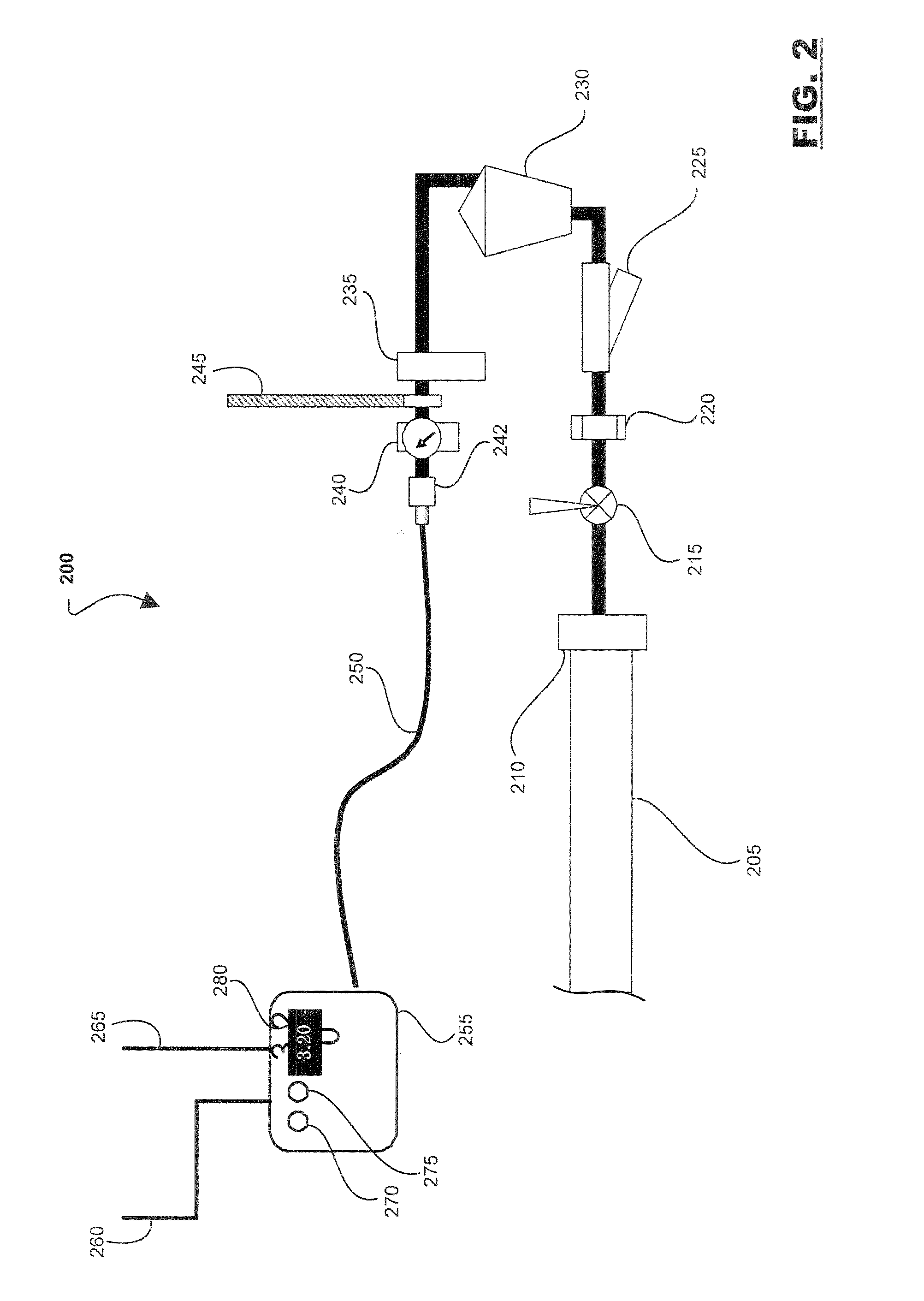 Controlled discharge gas vent