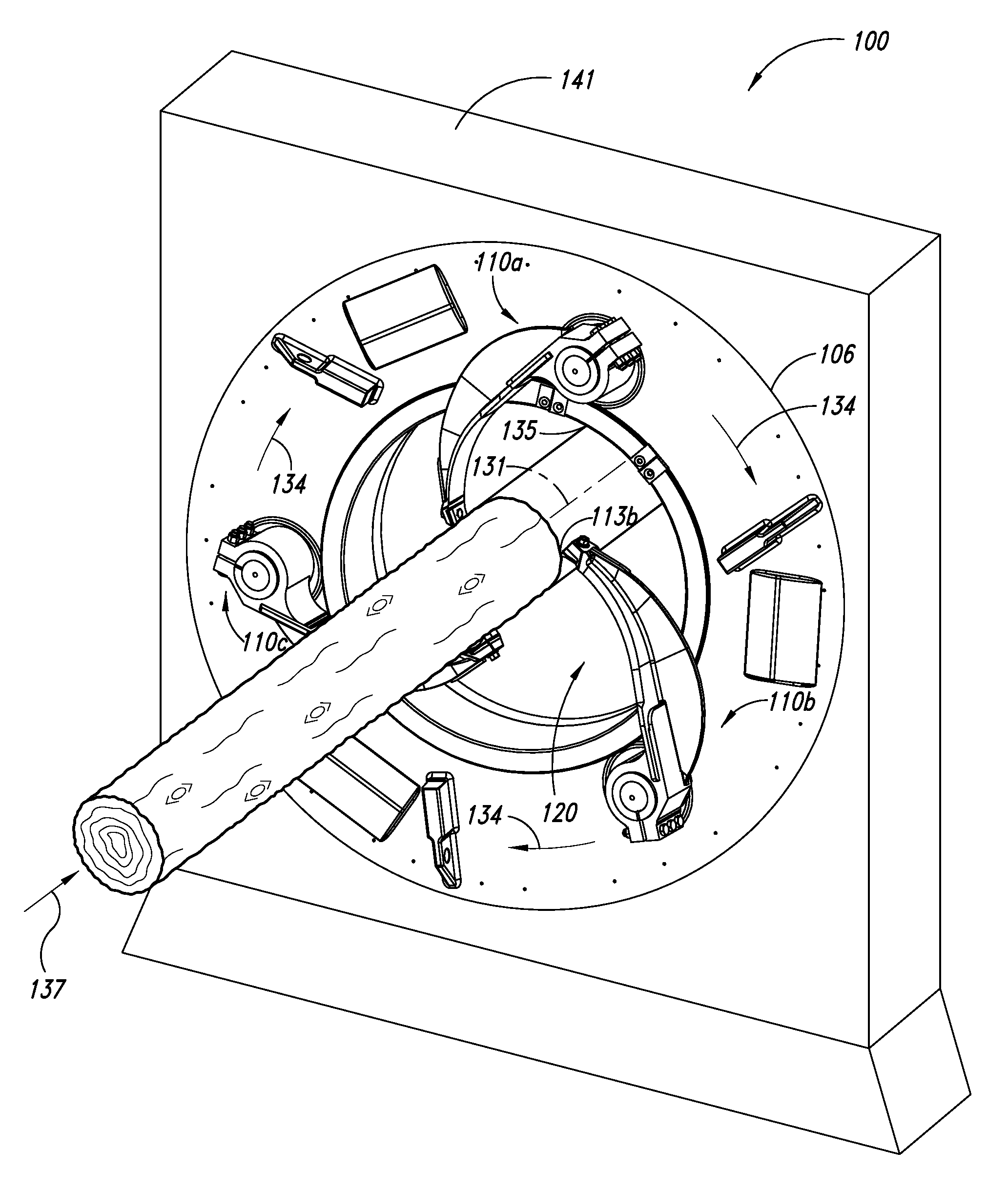 Debarker systems with adjustable rings