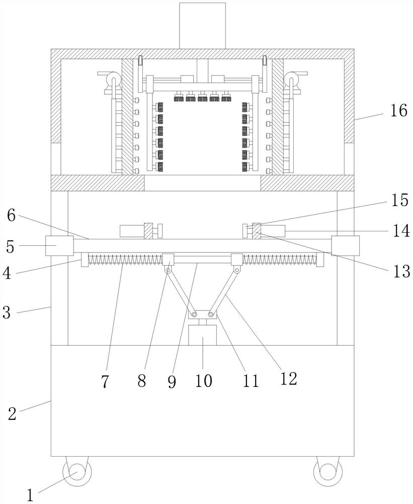 Efficient grinding device for mechanical casting production