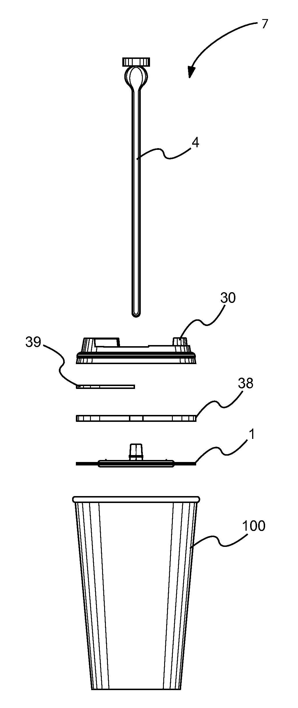 Disposable beverage press