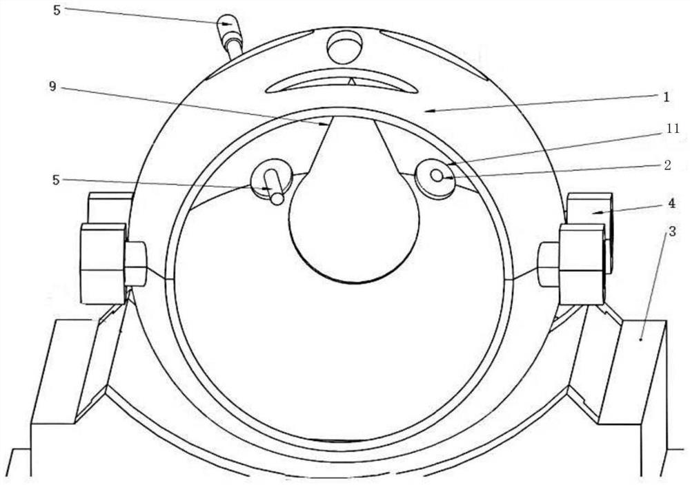 Infant intracranial hemorrhage fixing and guiding drainage device and preparation and use methods