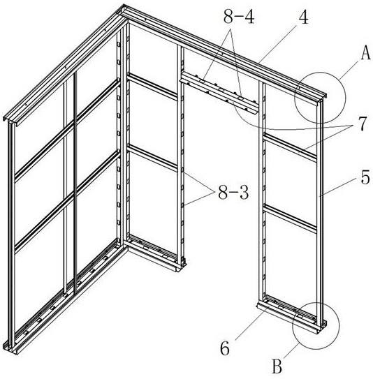 Assembly type partition wall and installation method thereof