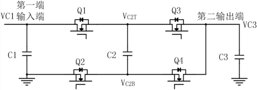 Charging circuit with high-voltage fast charging and charging method thereof