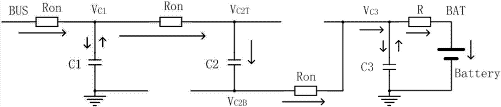 Charging circuit with high-voltage fast charging and charging method thereof