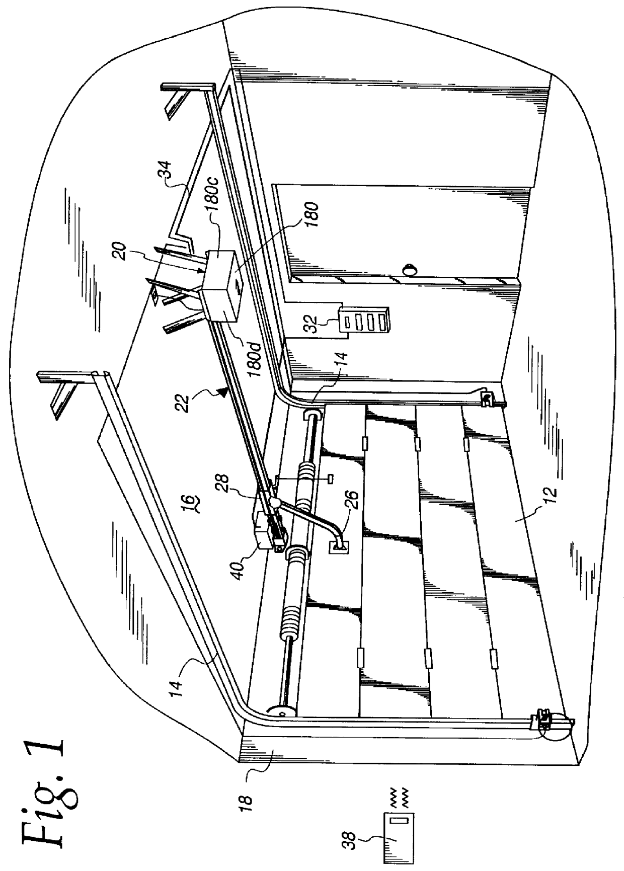 Pass point system for controlling the operation of movable barriers