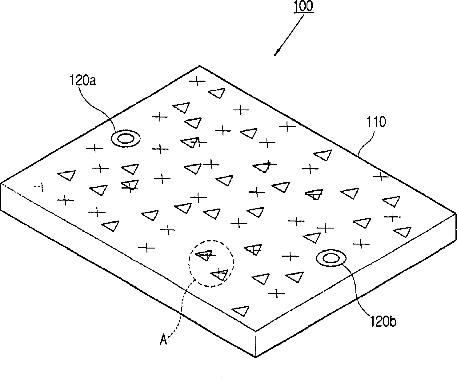 Flat panel output apparatus and method