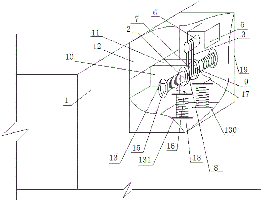 Rope unwinding device with fire-fighting and rescue function