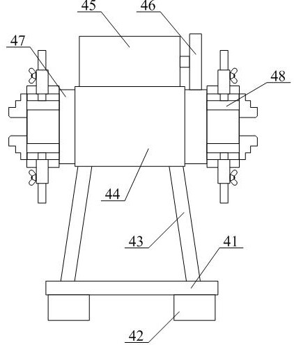 A multifunctional processing device for precision metal structural parts