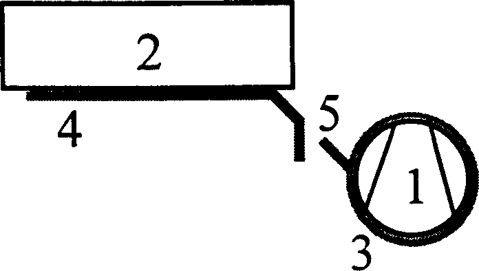 Evaporator frost melting apparatus