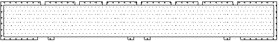 One-time eroding-before-plating metal frame subtraction embedded chip normally-arranged flat foot structure and technological method