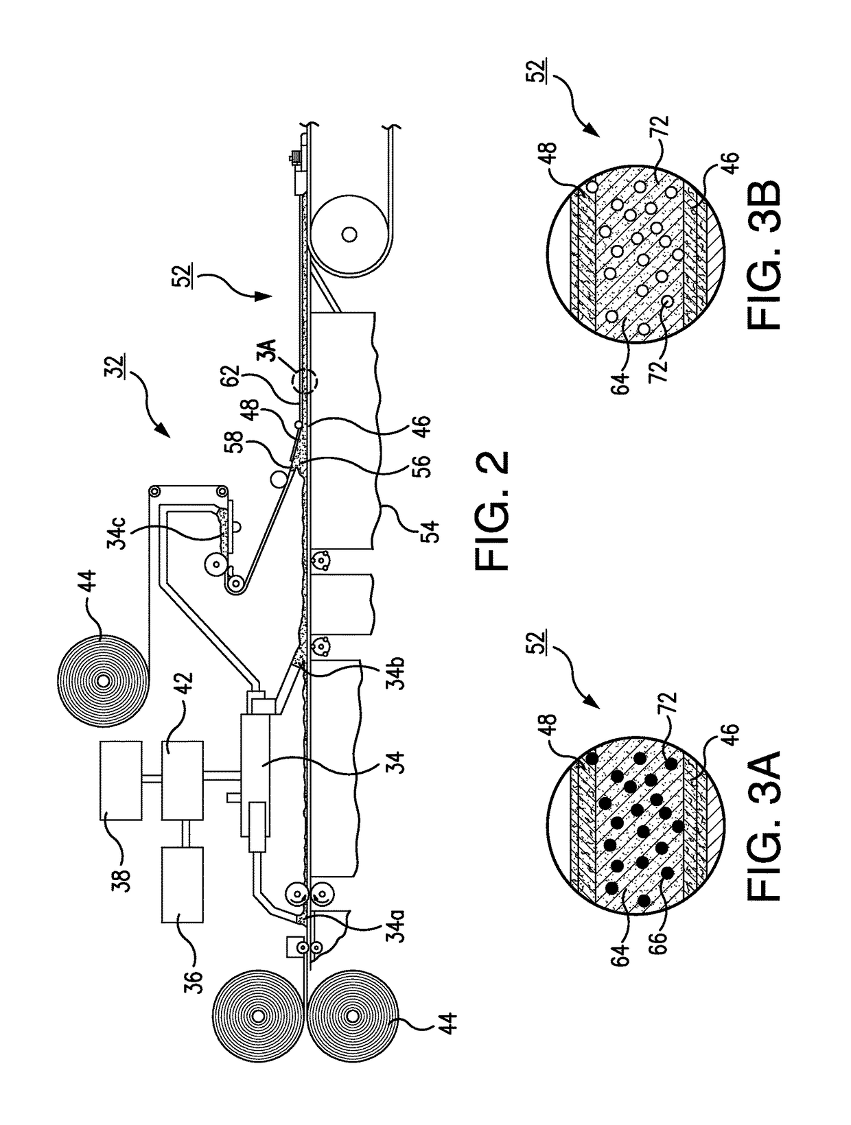 System and method for the production of gypsum board using starch pellets