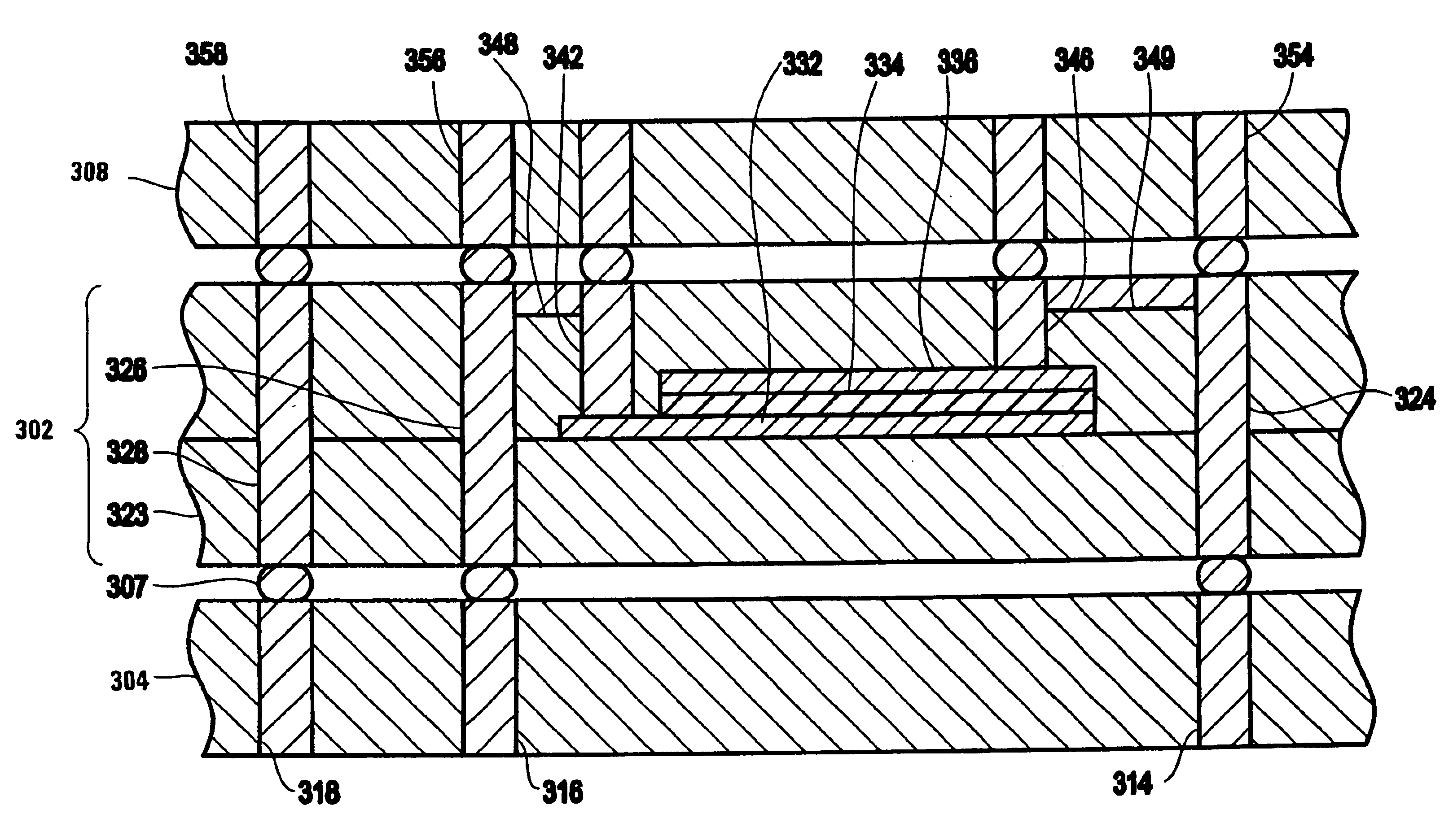 Interposer capacitor built on silicon wafer and joined to a ceramic substrate