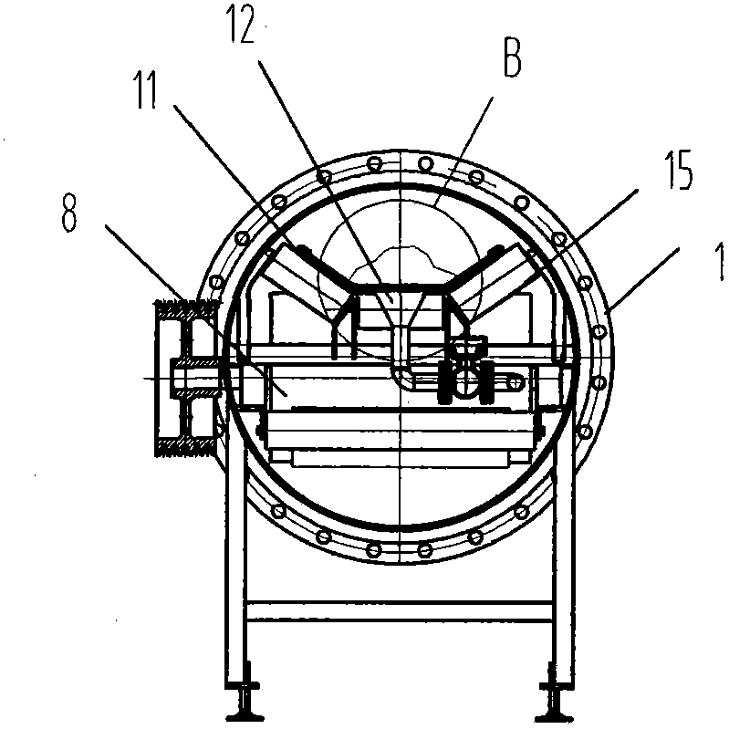 Air cushion type tunnel conveyer