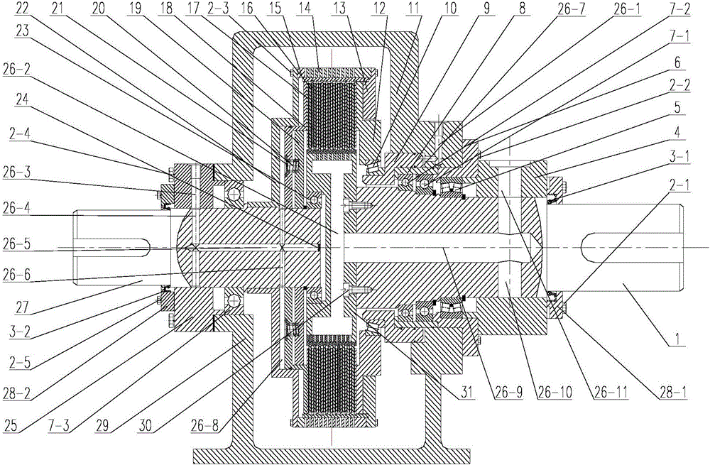 Hydro-viscous speed regulating clutch capable of achieving two-way adjustment