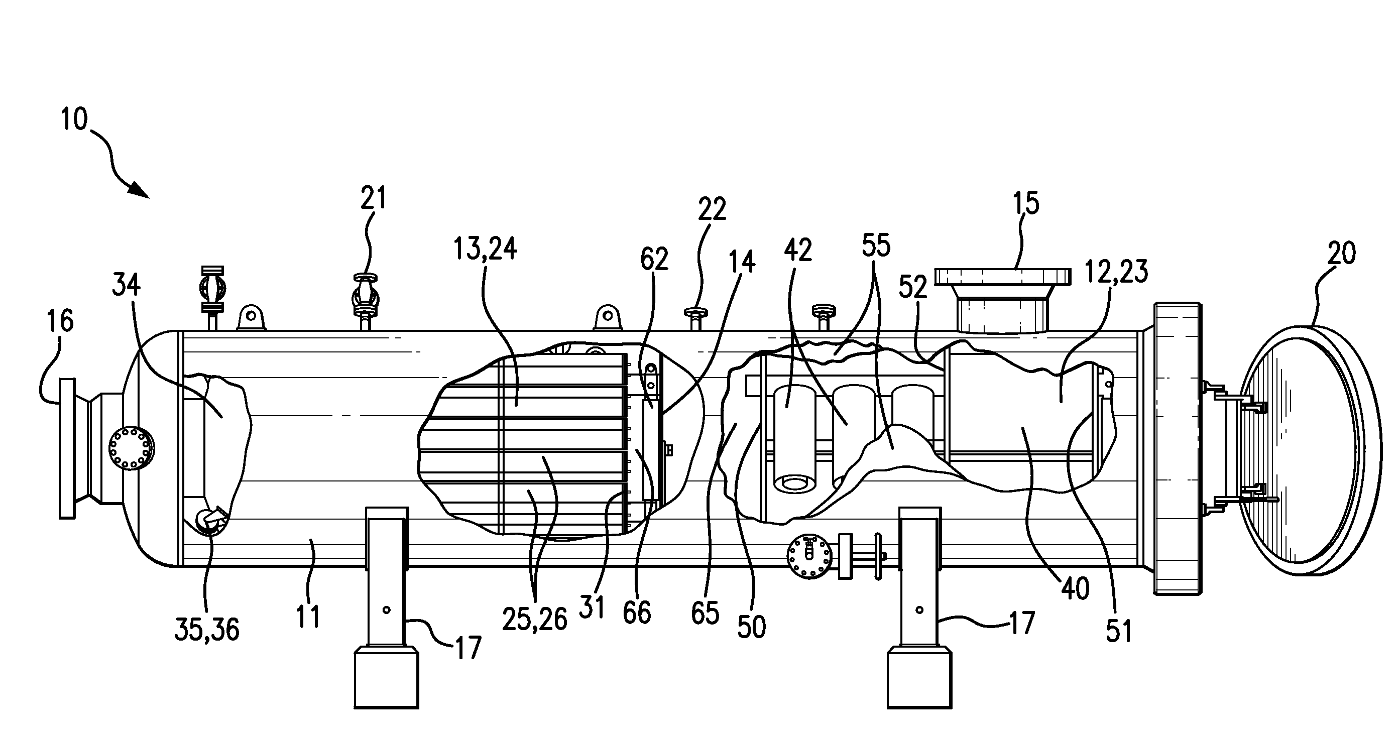 Purification arrangements and methods for gas pipeline systems