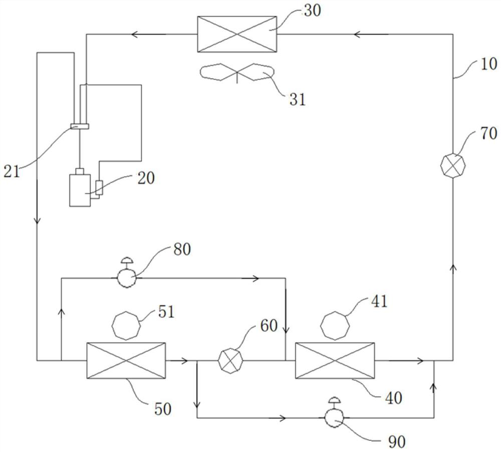 Air conditioner with double heat exchangers and control method thereof