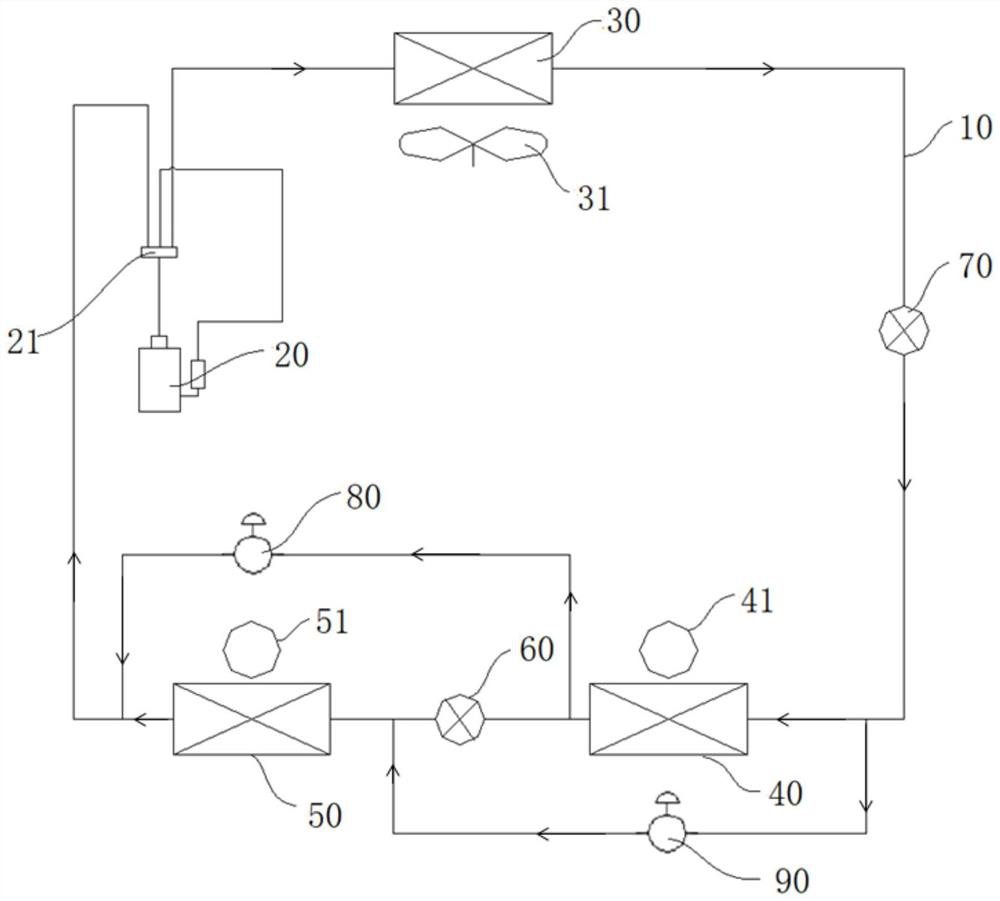 Air conditioner with double heat exchangers and control method thereof