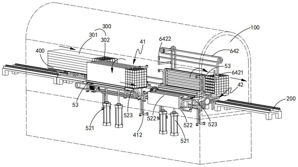 Full-automatic steam curing equipment for aerated concrete building materials