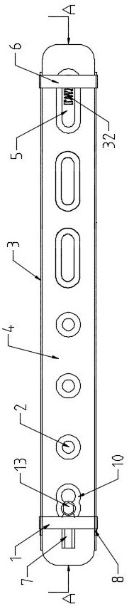 Split type elastic pressure regulating steel plate