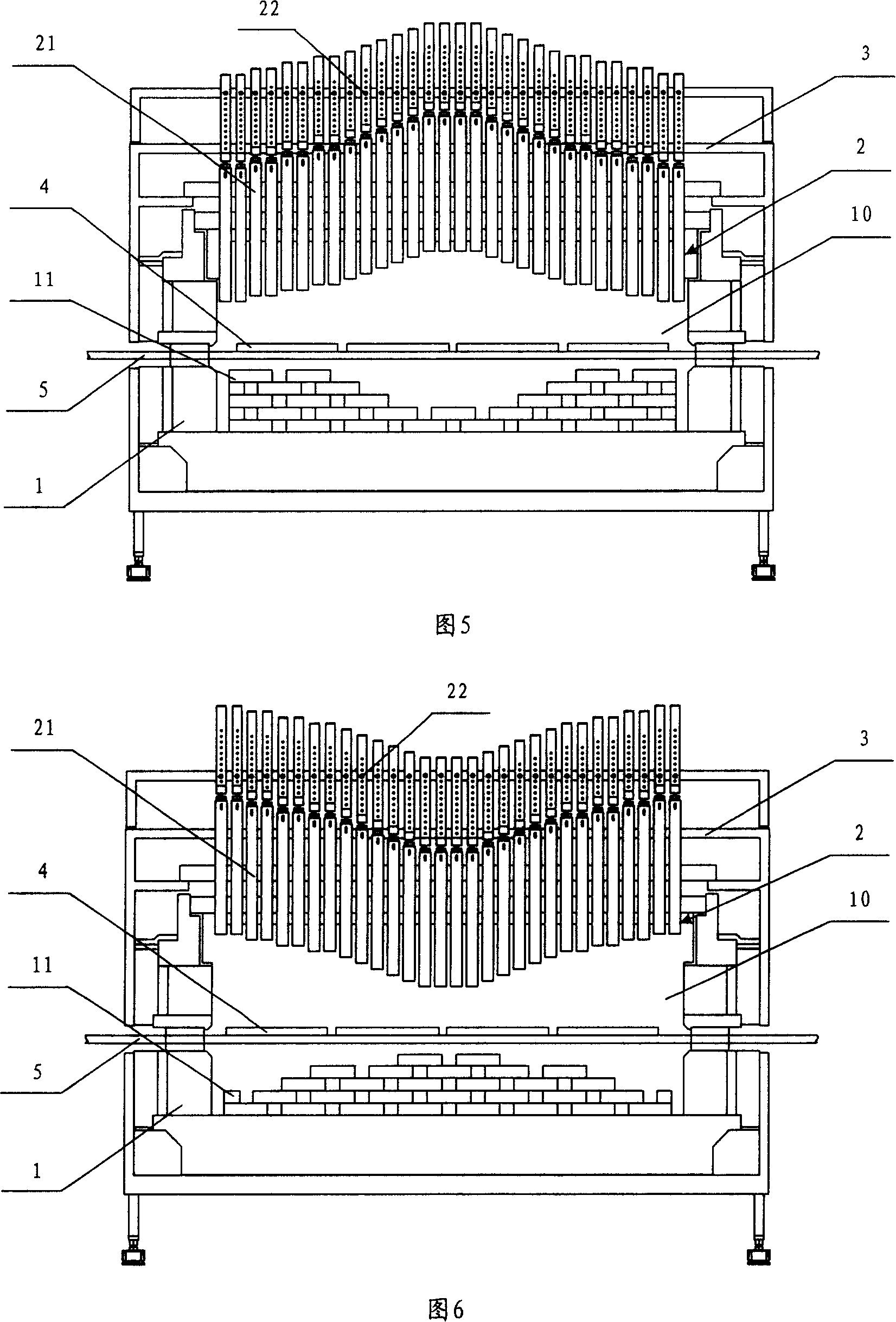 Calcinated ceramic-trick roller-bed kiln