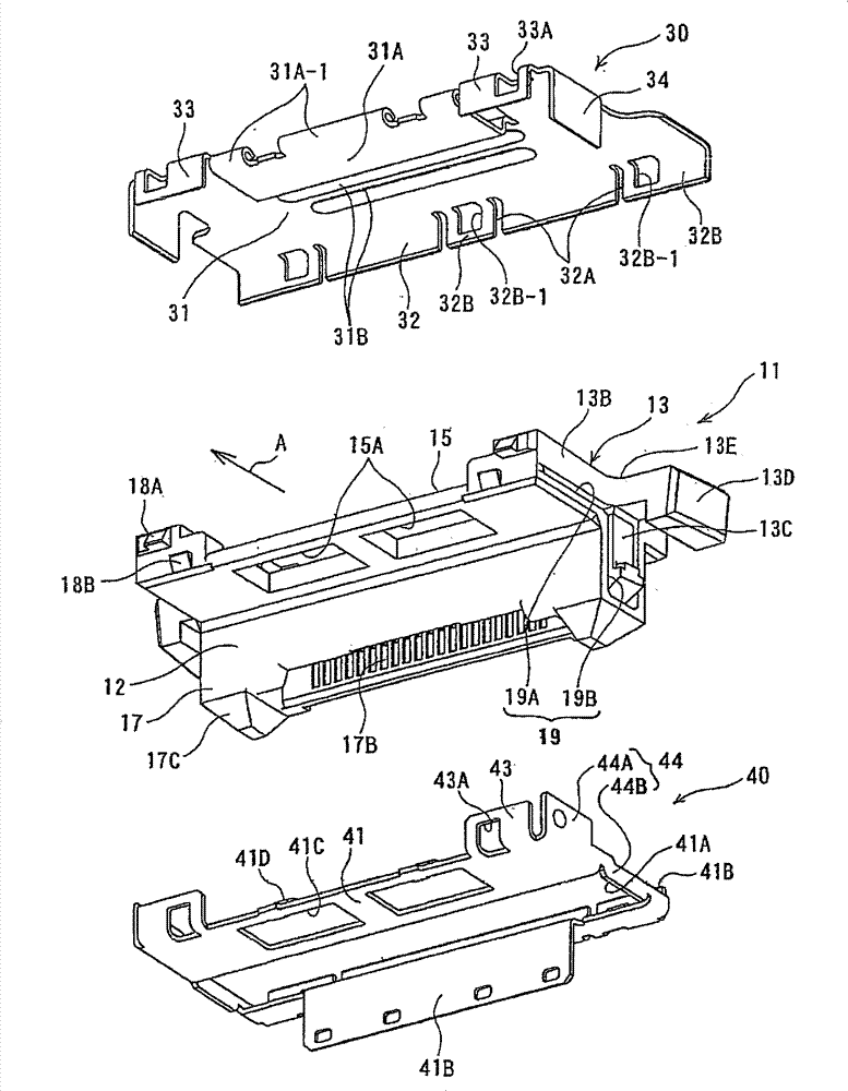 Cable side electric connector