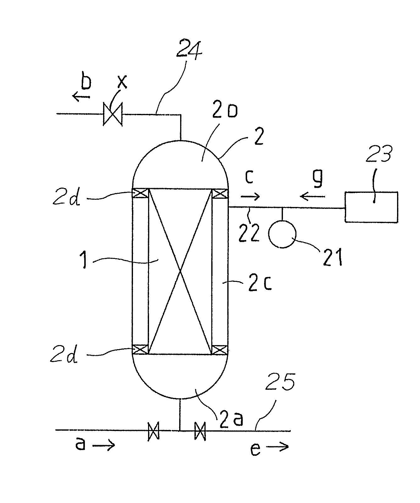 Method for membrane backwashing and backwashing apparatus