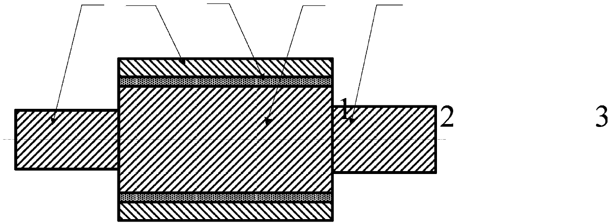 Resource-saving type high-boron high-speed steel composite roll and manufacturing method thereof