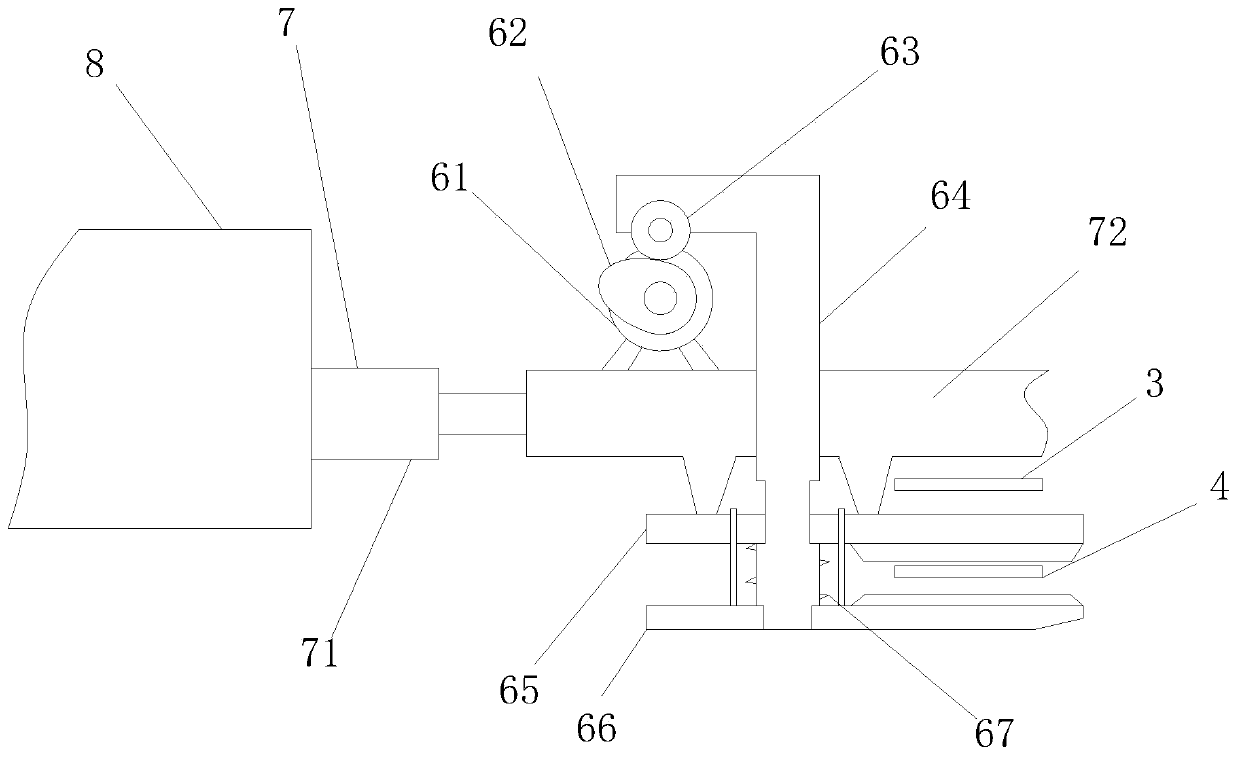 A device for affixing security inspection identification labels