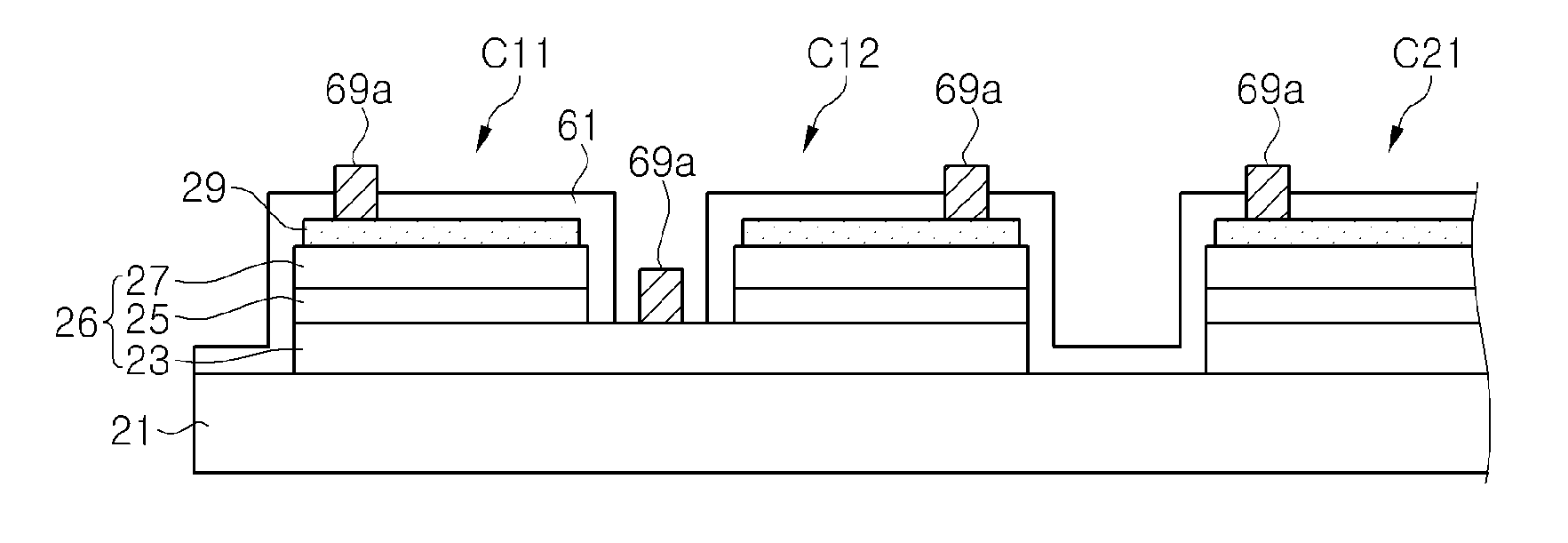 Light emitting diode having electrode pads