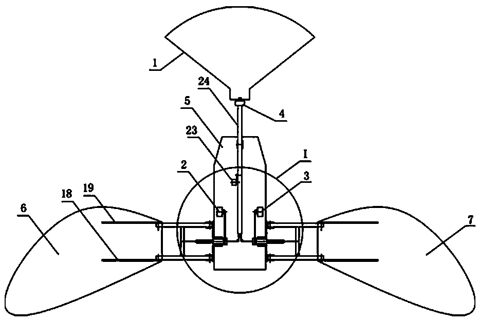 Large-bird-imitating ornithopter