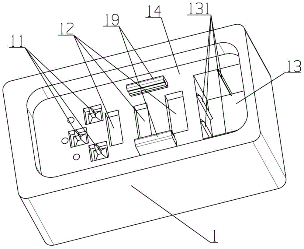 Sealant encapsulation structure of automotive electronic elements and sealant sealing method thereof