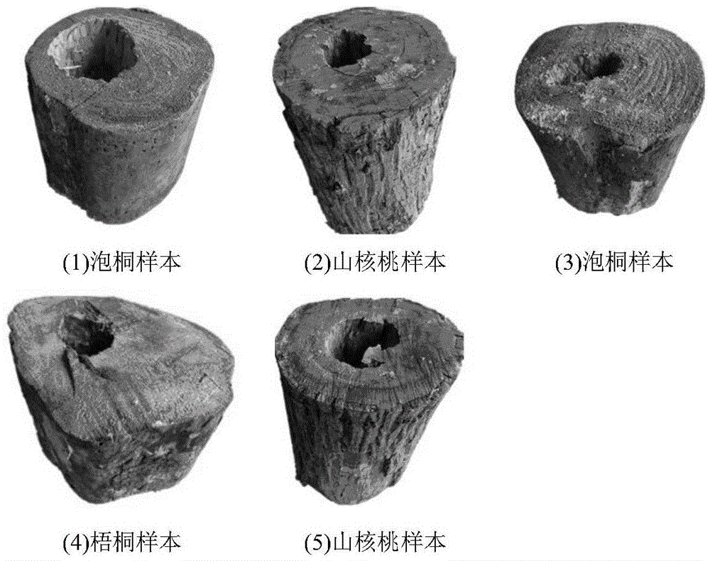 Wood inner defect three-dimensional imaging method based on Top-k reverse distance weighting