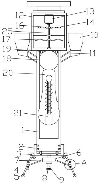 Pest measuring device special for grain depot