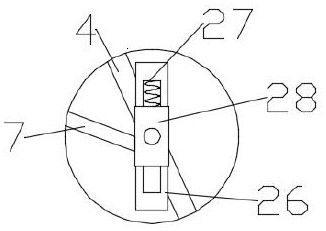 Pest measuring device special for grain depot