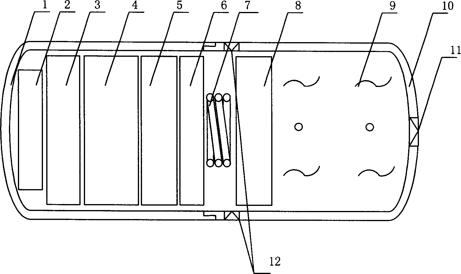 Capsule type digestive tract medicine releasing and sampling device