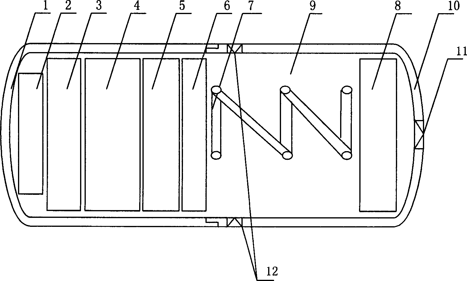 Capsule type digestive tract medicine releasing and sampling device