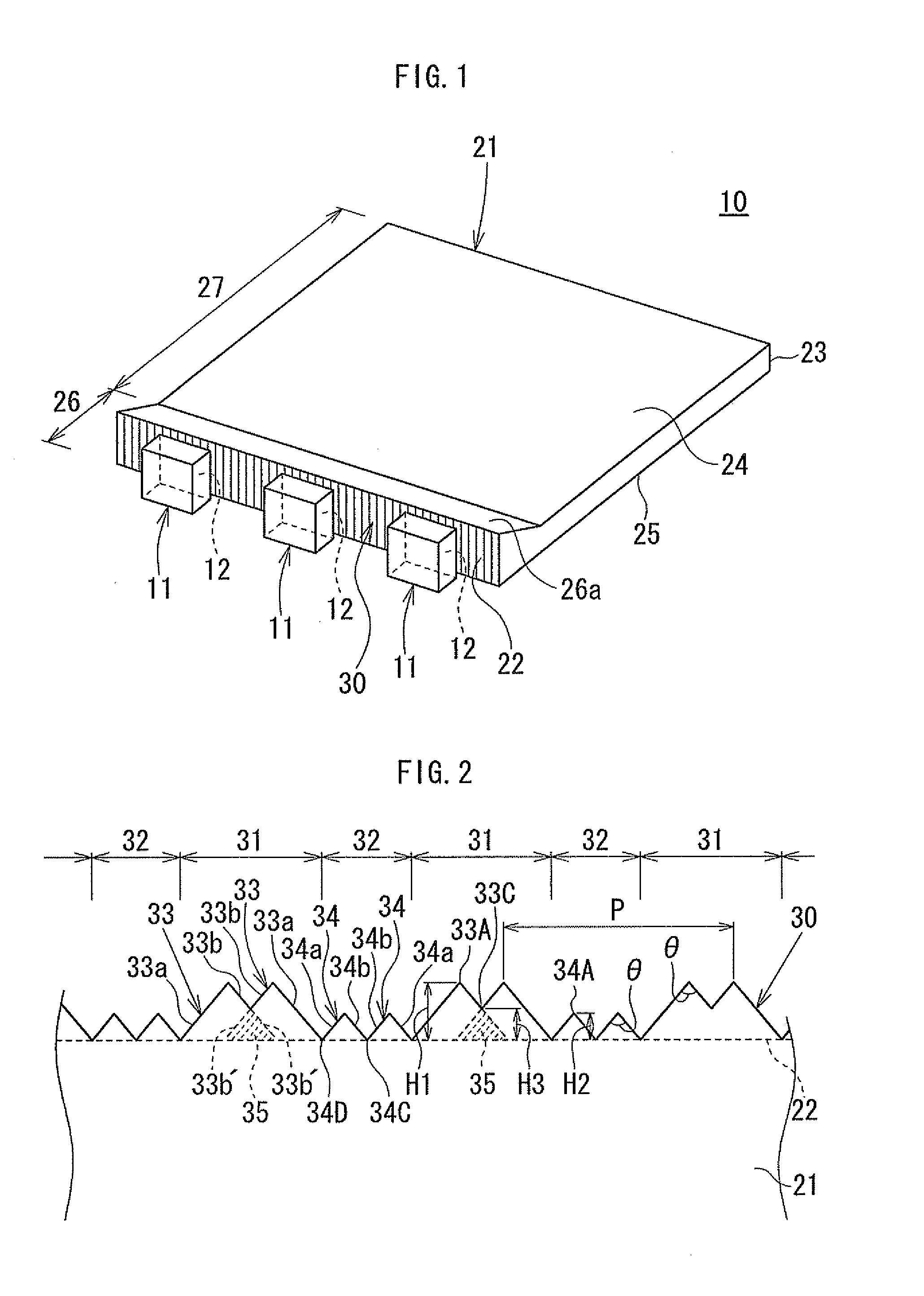 Spread illuminating apparatus