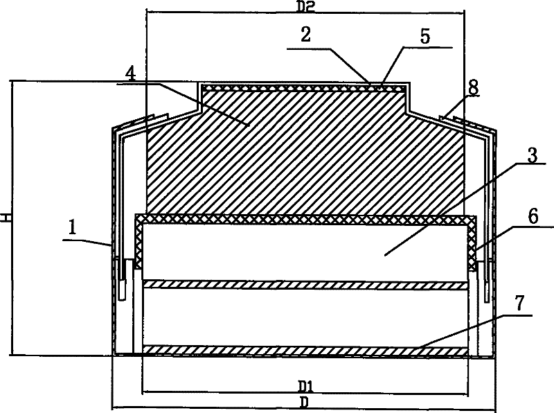 Small-sized sealing nickel hydride charging button cell and preparation method thereof