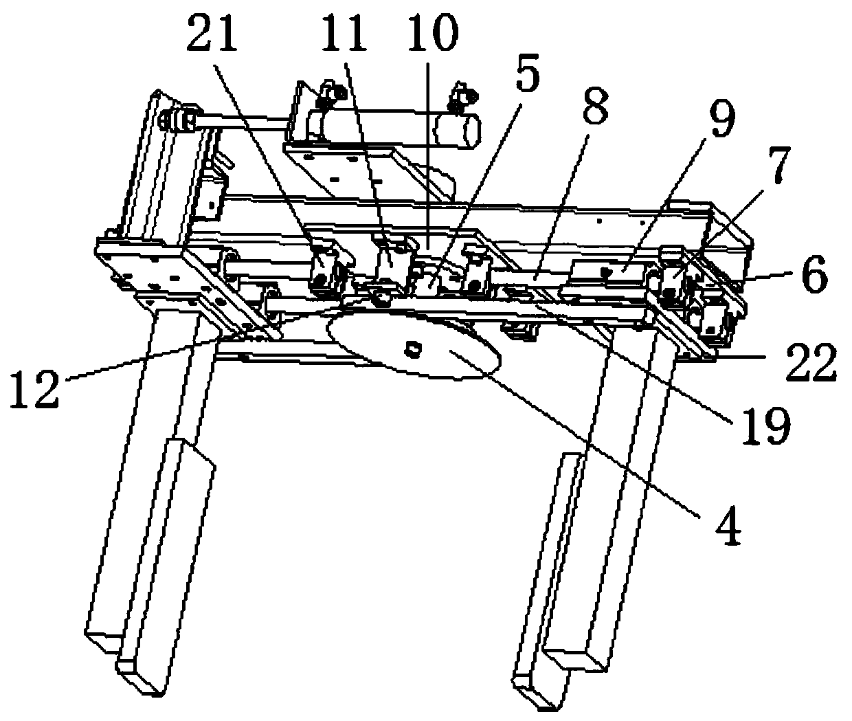 Clamping mechanism for industrial robot