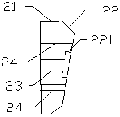 A kind of piston suitable for circular pendulum reciprocating motion