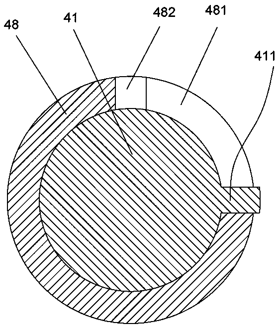 Grooving and dust prevention device for dry hanging stone