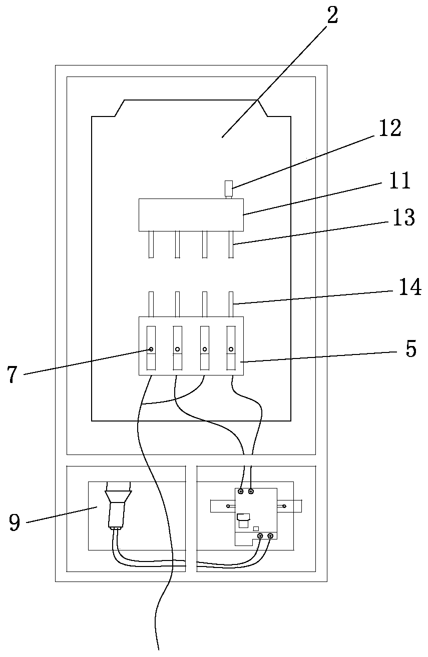 Uninterruptible power ammeter replacement device