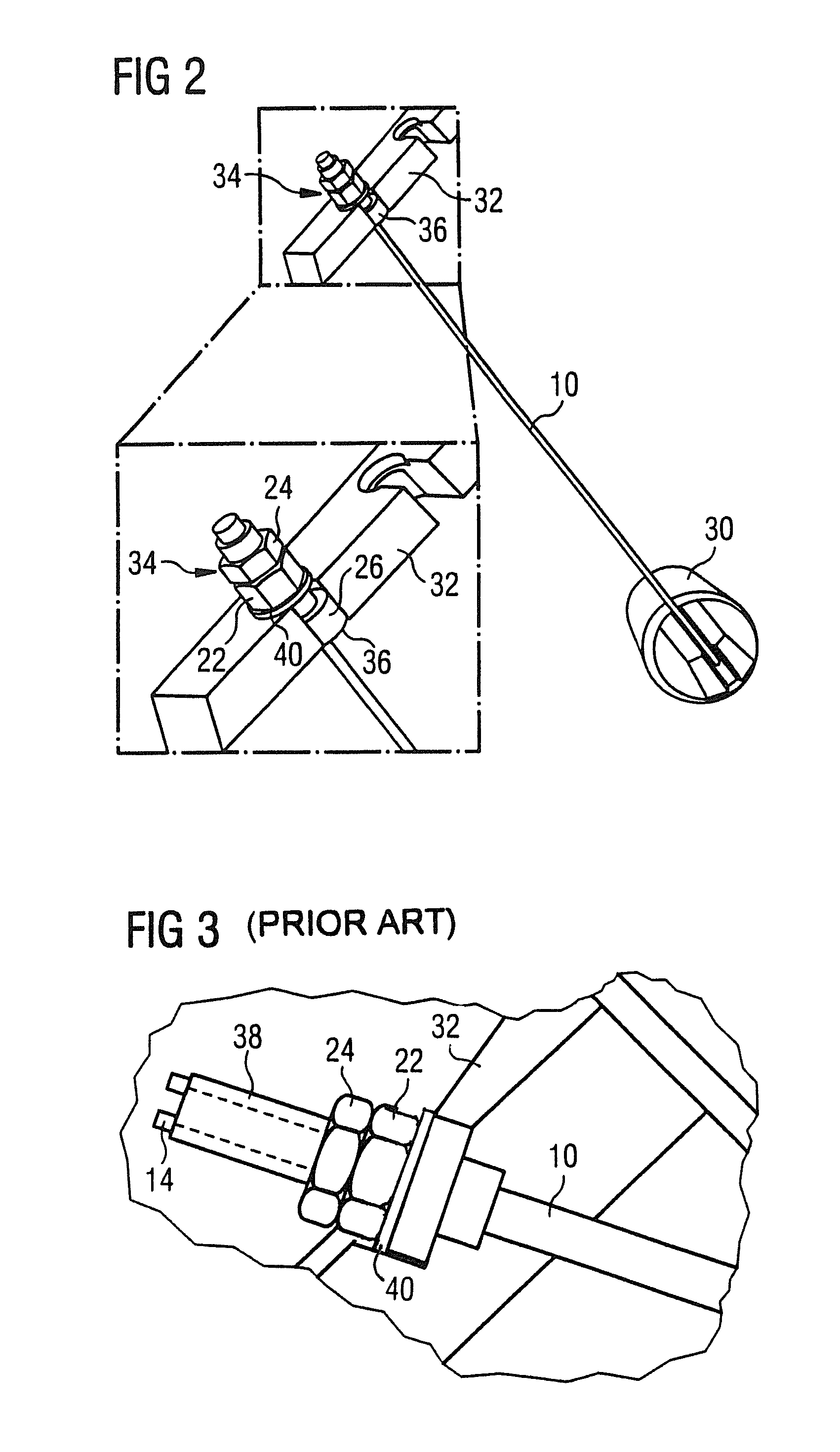 Suspension rod tensioning arrangements for supporting cryogenic equipment within a cryostat