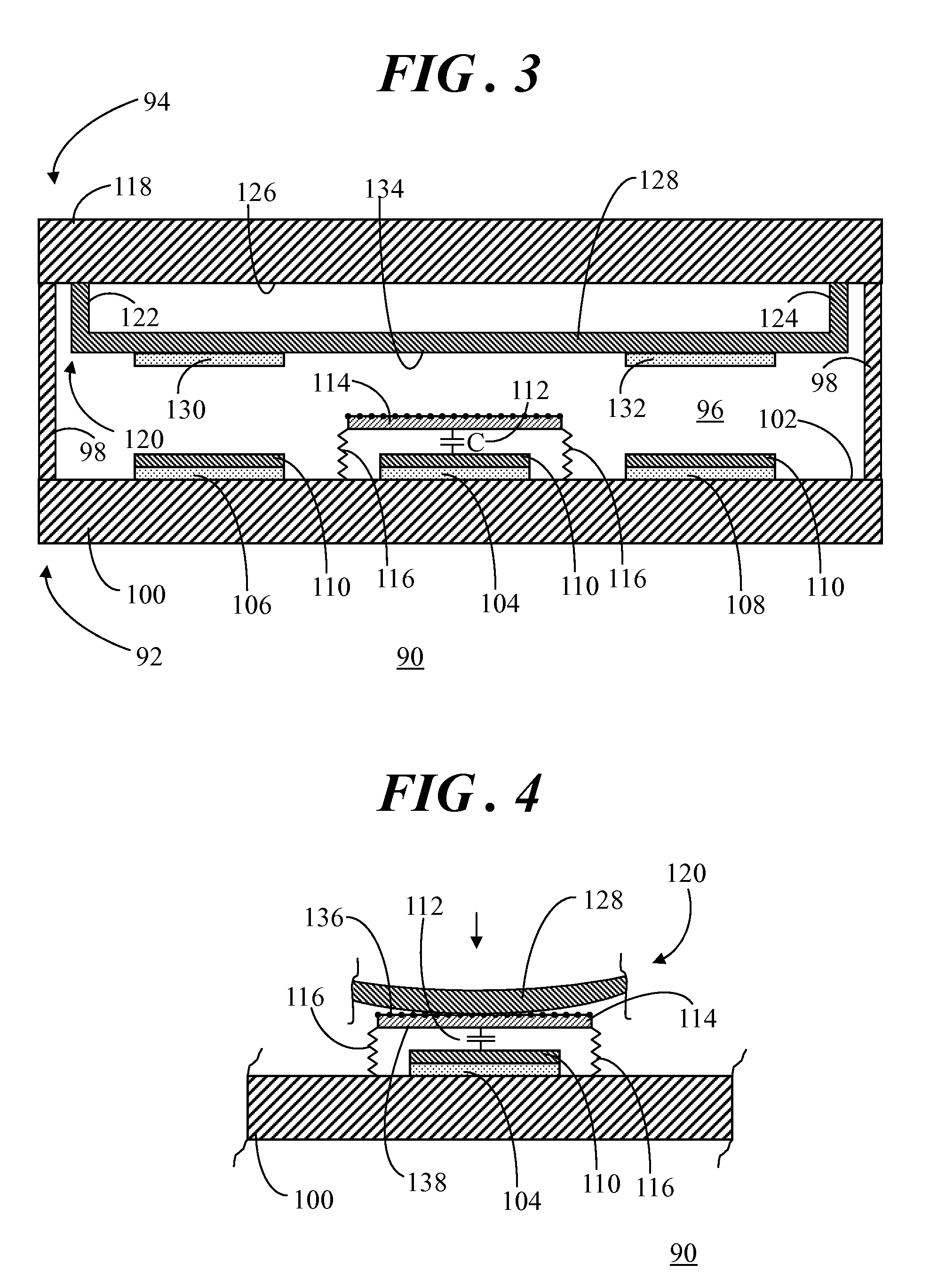 MEMS capacitive device and method of forming same