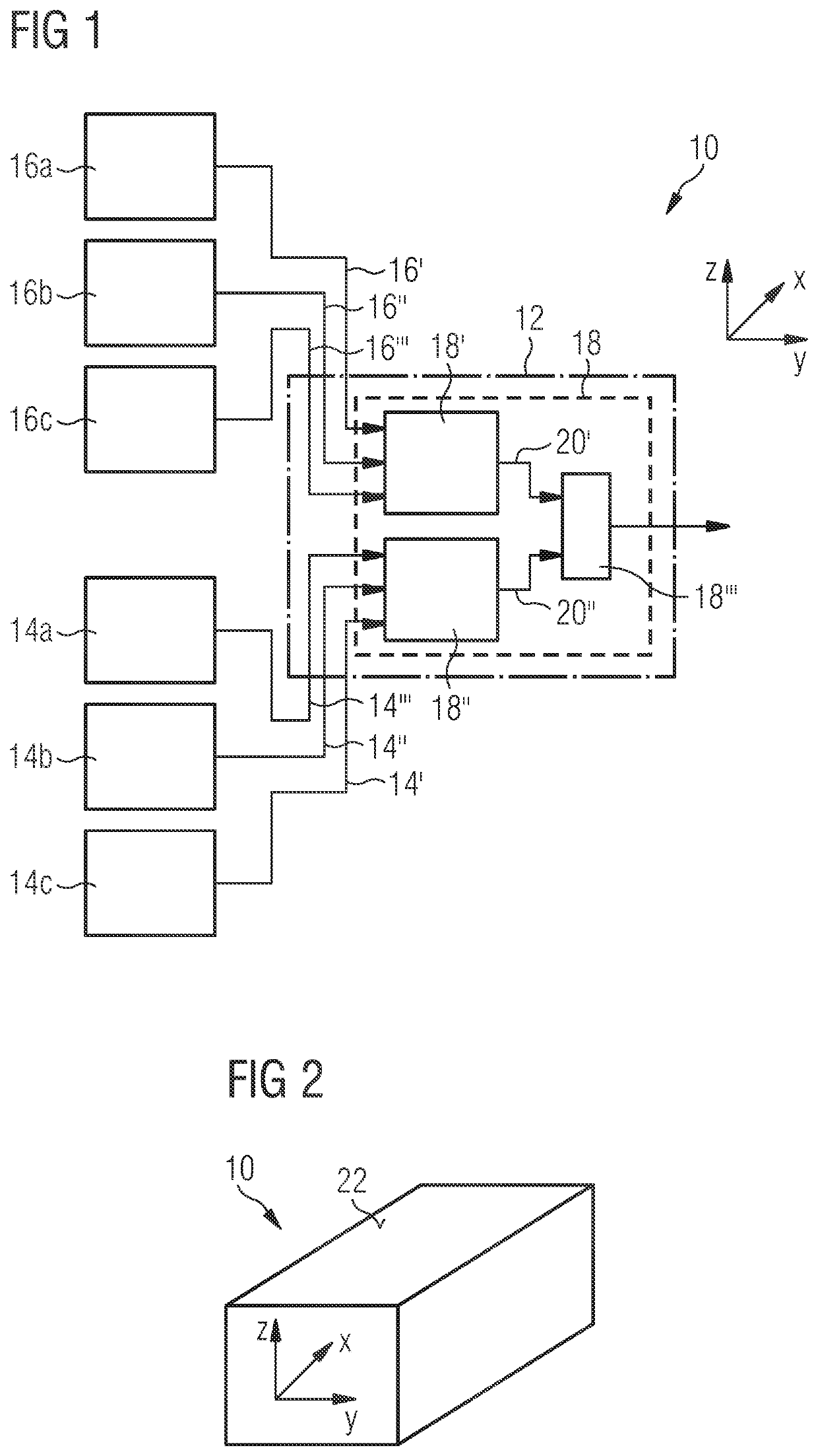 Emergency localization device, in particular elt, for initiating an emergency measure